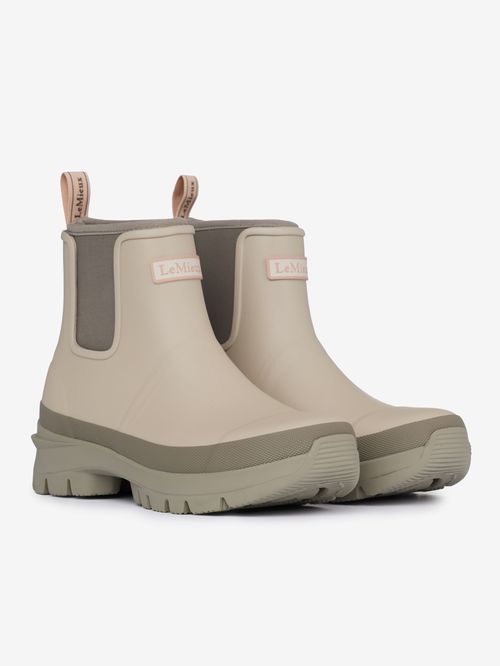 SALE RACK: LeMieux Women's Bramshaw Chelsea Welly - 11 - Stone