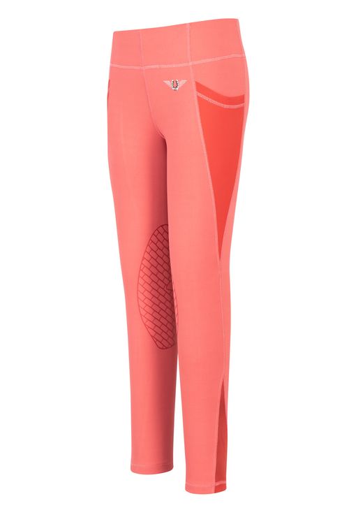 SALE RACK: TuffRider Kids' Minerva EquiCool Tights - Medium - Holly Berry