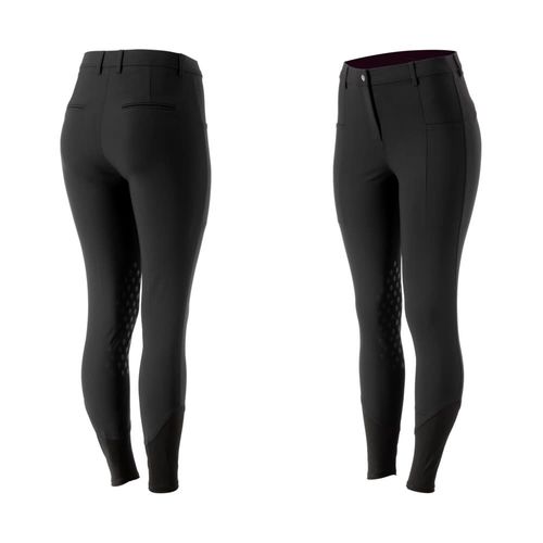 SALE RACK: Equinavia Women's Anna Tailored Knee Patch Breeches - 22 - Black