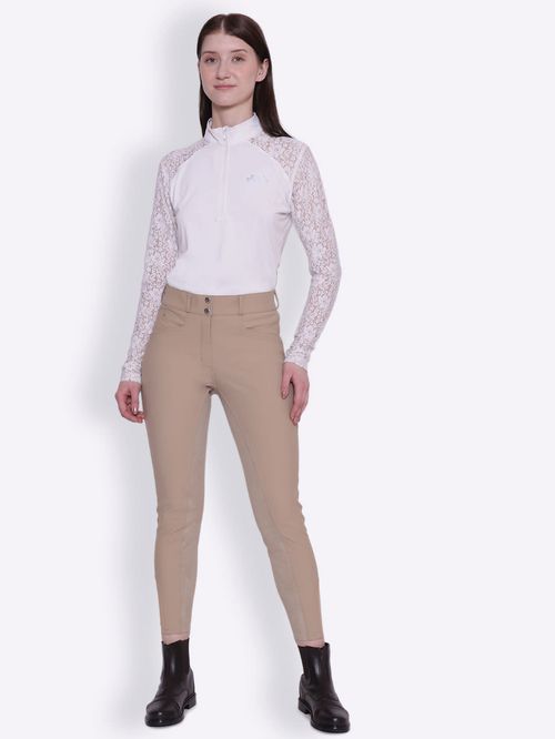 BARN BUSTER: Equine Couture Women's Slimming Breeches - 24 - Safari