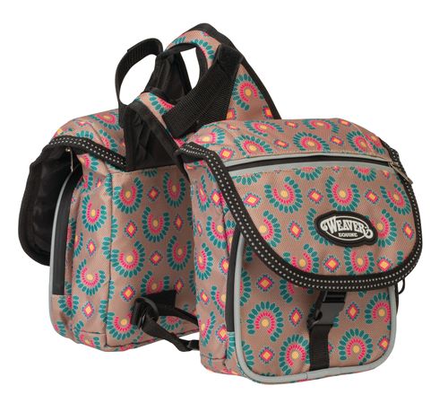 Weaver Trail Gear Pommel Bag - Blossom Blast