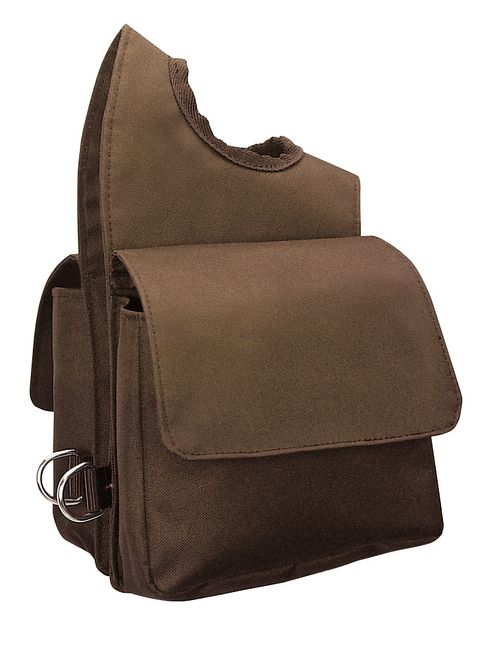 Weaver Nylon Pommel Bag - Brown