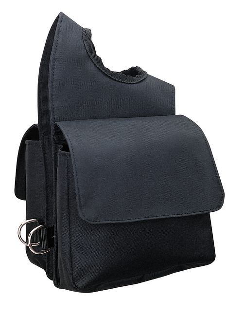 Weaver Nylon Pommel Bag - Black