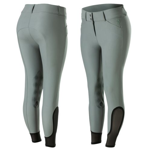 BARN BUSTER: Equinavia Women's Maud Knee Patch Breeches - 30 - Steel Grey