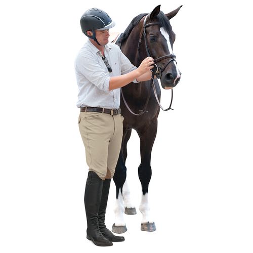 OVERSTOCK: Ovation Men's 4-Pocket Classic Breech - 36 Long - Classic Show Tan