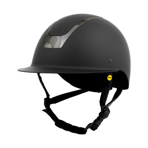 OVERSTOCK: Equinavia Crown MIPS Riding Helmet - Small - Black/Gunmetal