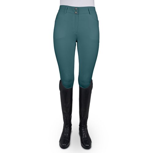 BARN BUSTER: Ovation Women's Elegance Dynamic Full Seat Breeches - 30 Regular - Deep Teal