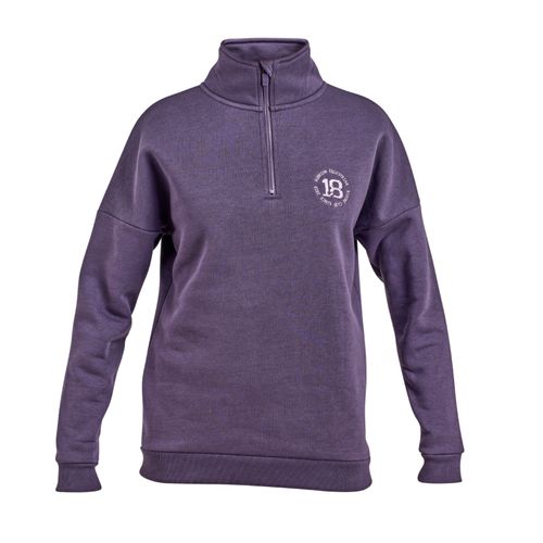 READY TO SHIP: Shires Aubrion Women's Serene Half Zip Sweatshirt - Small - Purple