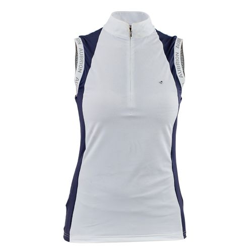 READY TO SHIP: Shires Aubrion Women's Newbel Sleeveless Show Shirt - XX Large - Navy