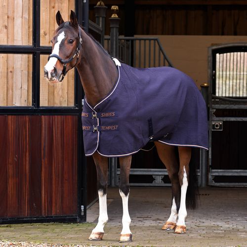 READY TO SHIP: Shires Tempest Original Waffle Rug - 72 - Navy