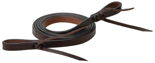 Weaver Turquoise Cross Skirting Leather Roper Rein - Dark Oiled