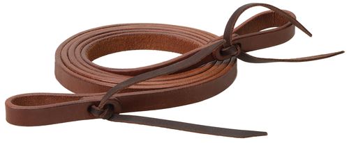 Weaver Turquoise Cross Skirting Leather Roper Rein - Medium Oiled