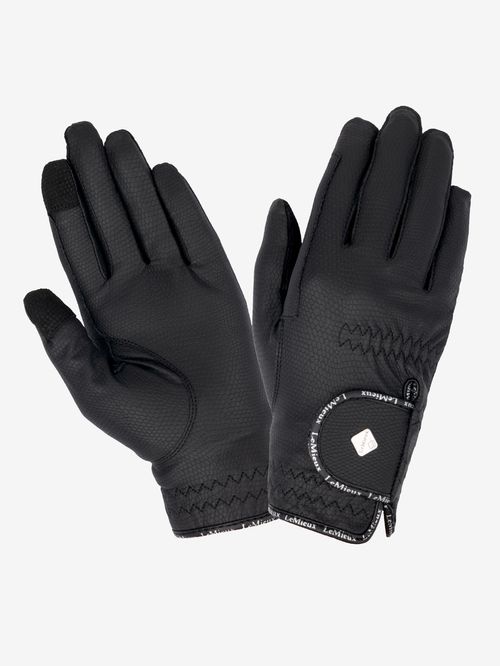 LeMieux Kids' Junior Classic Riding Gloves - Black