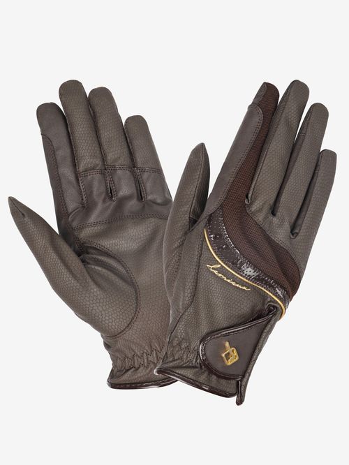 LeMieux Competition Gloves - Brown