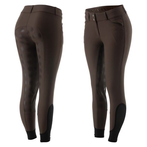 OVERSTOCK: Equinavia Women's Maud Full Seat Breeches - 28 - Chocolate Brown