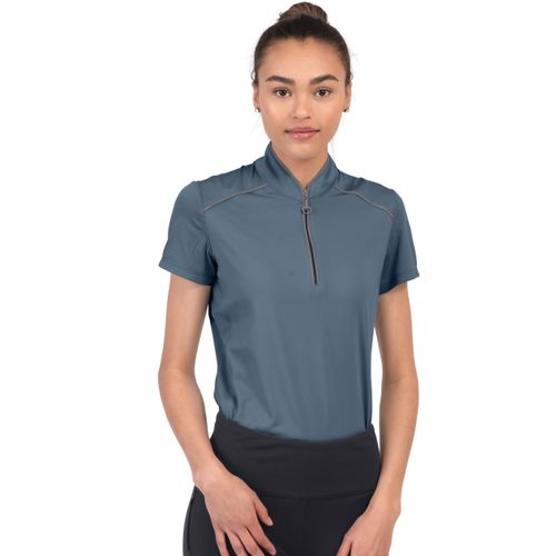 BARN BUSTER: Chestnut Bay Women's Performance Rider SkyCool Sport Short Sleeve Shirt - Medium - Mirage