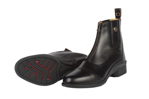 OVERSTOCK: Dublin Women's Rapture Zip Paddock Boots - 8 - Black