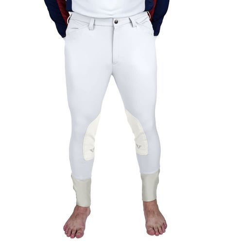 BARN BUSTER: TuffRider Men's Claudio Knee Patch Breeches - 36 - White