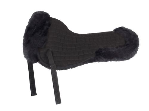 SALE RACK: Shires Performance High Wither Fleece Pad - Horse - Black/Black