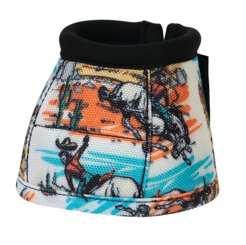 Weaver No Turn Bell Boots - Bucking Bronc