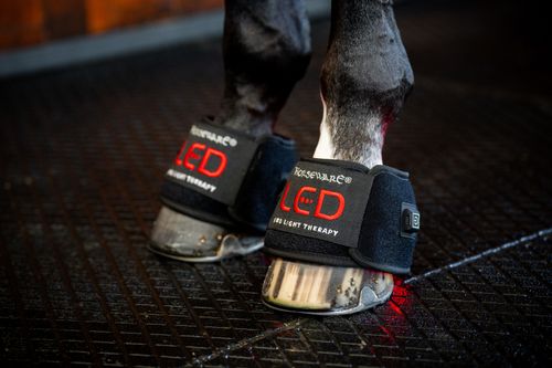 Horseware LED Red Light Therapy Mini Wraps Pair - Black/Black