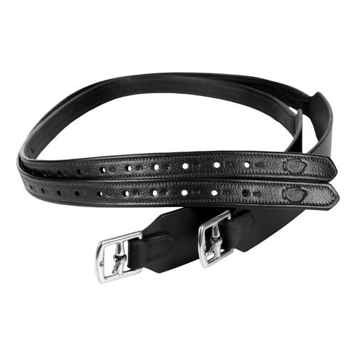 Equinavia Saga Secure Fit Stirrup Leathers - Black