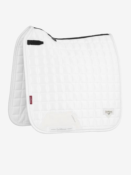 LeMieux Loire Dressage Square - White/White Binding