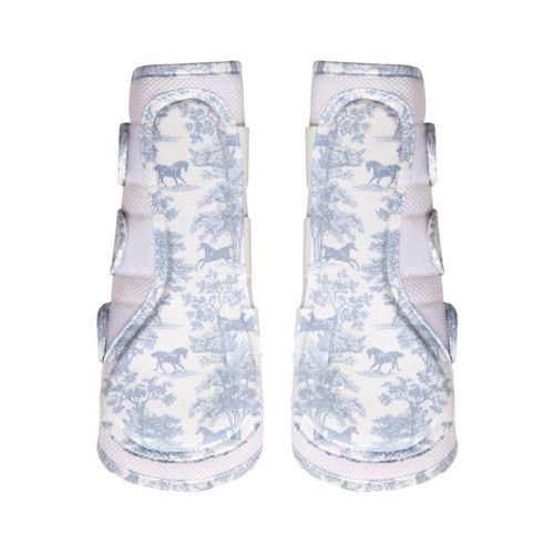 BARN BUSTER: Dapplebay Airflow Brush Boots - Large - Moonrise Equestrian Toile