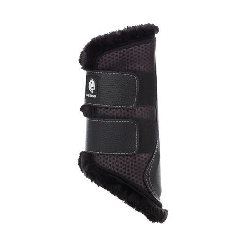 SALE RACK: Equinavia Ty NordicAir Brushing Boots - Large - Black/Orchid Haze/Black