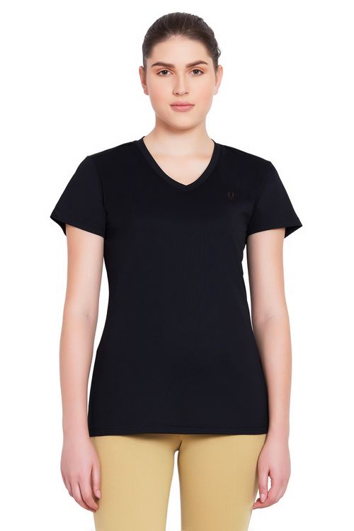 SALE RACK: TuffRider Women's Taylor Short Sleeve T-Shirt - X Small - Black