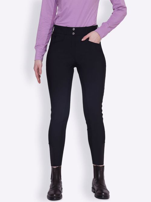 SALE RACK: Equine Couture Women's Slimming Breeches - 26 - Black