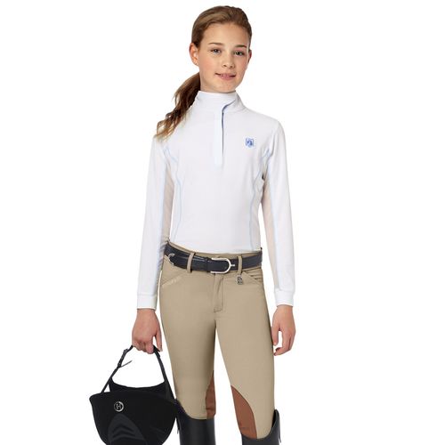 BARN BUSTER: Romfh Kids' Sarafina Knee Patch Breech - 12 - Show Tan