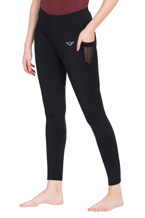 BARN BUSTER: TuffRider Women's Minerva EquiCool Tights - X Large - Black