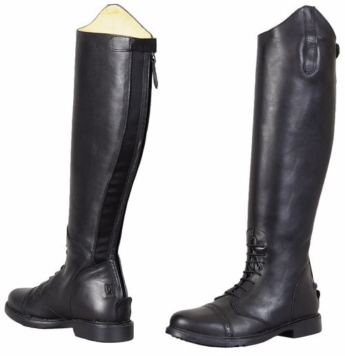 SALE RACK: TuffRider Kids' Baroque Field Boots - 3 Regular Wide - Black