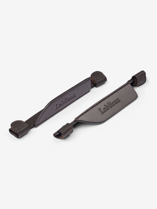 LeMieux Leather Bridle Blinkers - Brown