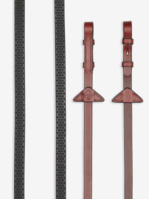 LeMieux Soft Rubber Reins - Chestnut
