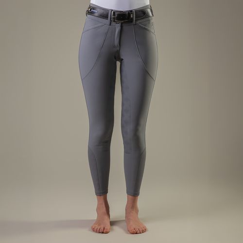 Tredstep Women's Trace Compression Full Seat Breeches - Gray