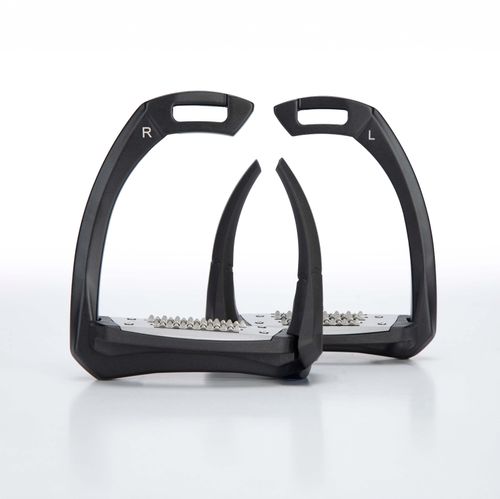 Shires Karben Ultra Grip FX Stirrups - Black/Black