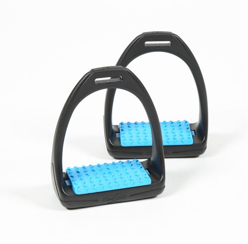 Compositi Reflex Stirrups - Bright Blue