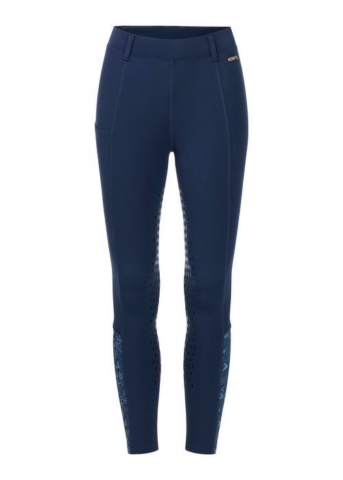 Kerrits Kids' Thermo Tech Printed Tights - Nightfall/Nightfall Fantasy Fillies