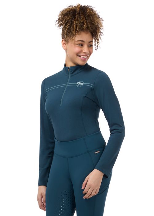 Kerrits Women's Equi Rhythm Lite Quarter Zip Top - Jasper