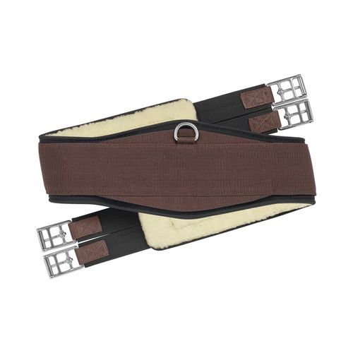 SALE RACK: EquiFit Essential Schooling Girth w/SheepsWool - 42in - Brown