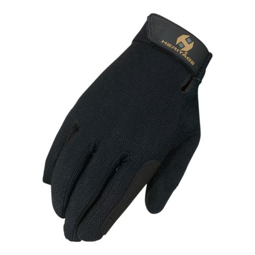 SALE RACK: Heritage Summer Trainer Gloves - 6 - Black