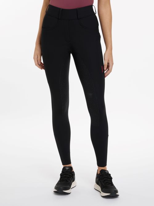 OVERSTOCK: LeMieux Women's Amy Full Seat Breggings - 8 - Black