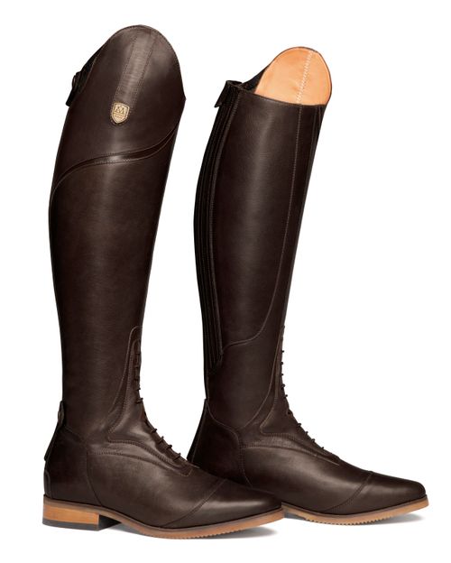 SALE RACK: Mountain Horse Women's Sovereign Field Boot - 8 Regular Short - Dark Brown