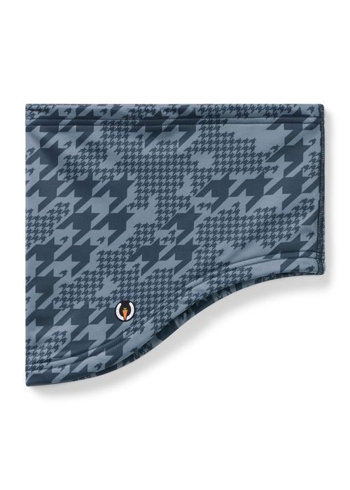 Kerrits Traverse Fleece Neck Warmer - Dusty Blue Houndstooth