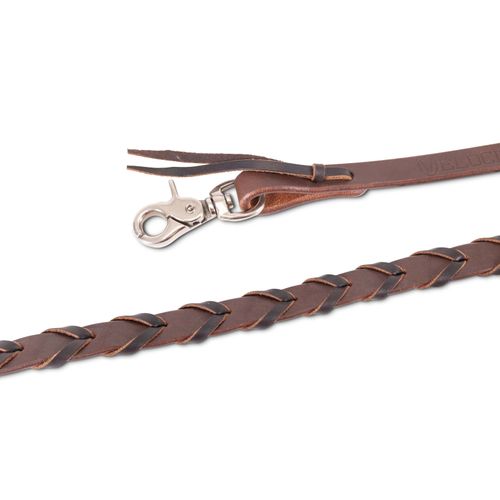 Shires Velociti Velociti Roper Rein - Dark Oil/Dark Brown