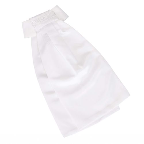 Shires Aubrion Berrington Ready Tied Stock - White/White