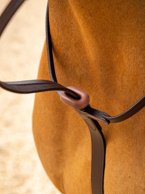 LeMieux Rubber Martingale Stoppers - Brown