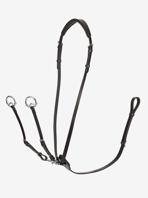 LeMieux Kudos Running Martingale - Brown/Silver